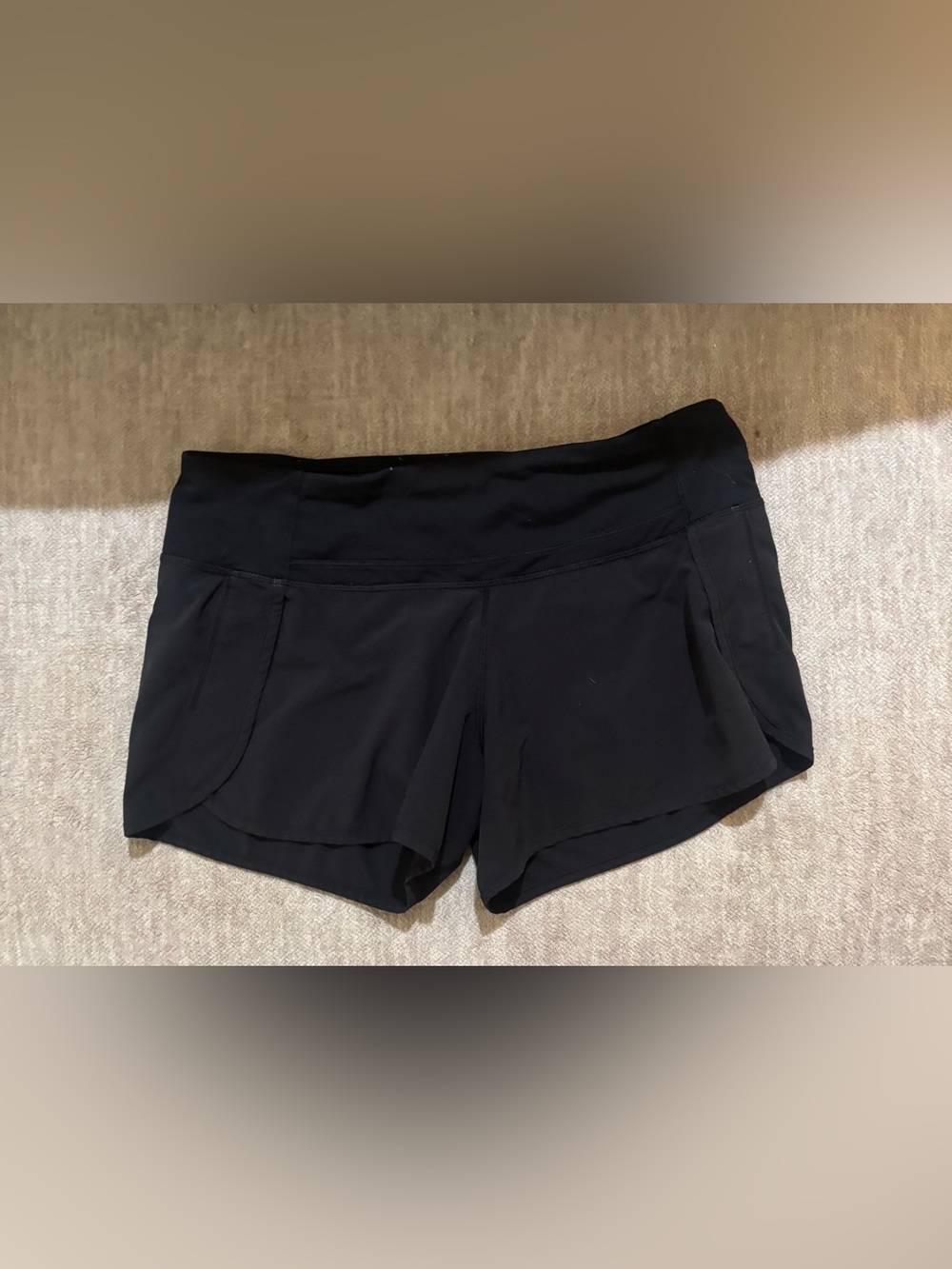 Black lululemon shorts
